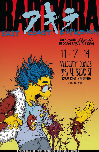 Illustration for article titled Akira, Redrawn using The Simpsons, Is Incredible
